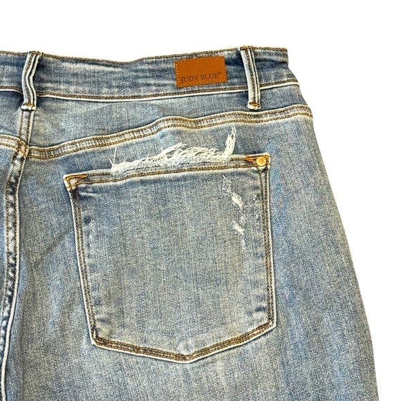 Judy Blue On The Road Boyfriend High Rise Button Fly Jeans. Blue Size 20W #1429 - Picture 7 of 10